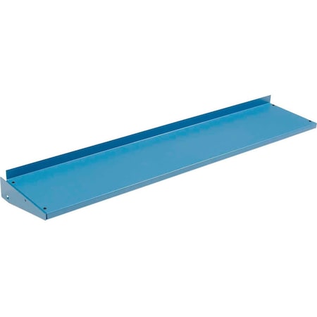 Global Industrial Upper Shelf For Bench Uprights, Steel, 60inW x 12inD, Blue 249193BL
